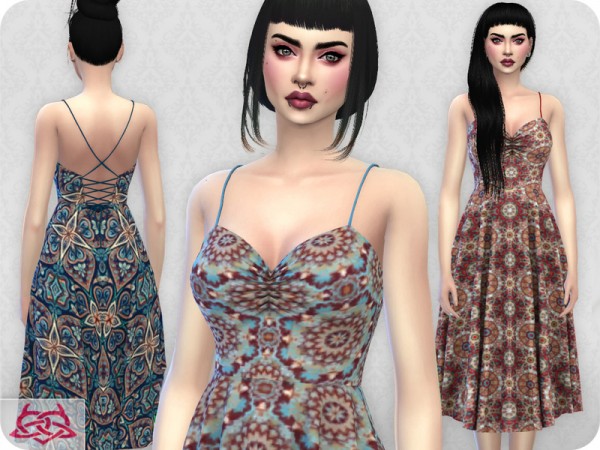  The Sims Resource: Claudia dress recolor 5 by Colores Urbanos