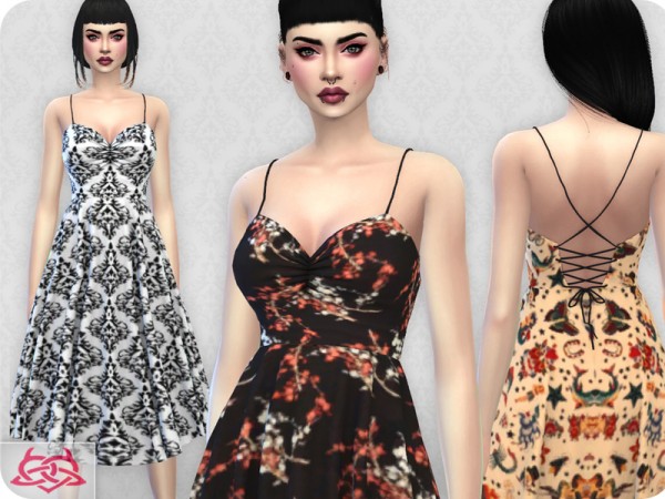  The Sims Resource: Claudia dress recolor 6 by Colores Urbanos
