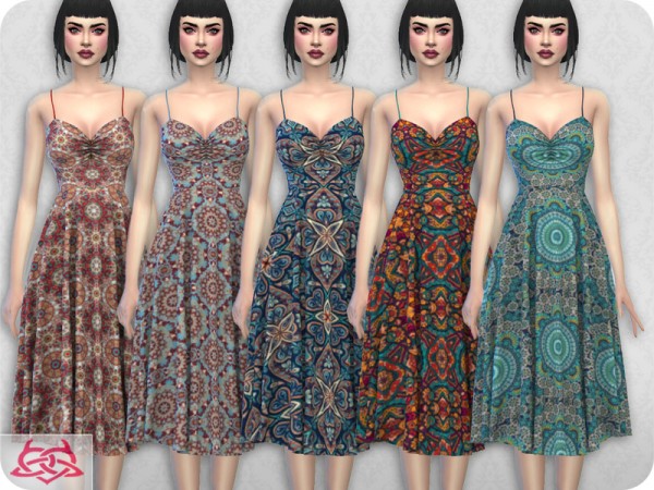  The Sims Resource: Claudia dress recolor 5 by Colores Urbanos