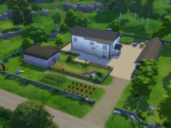  The Sims Resource: Tullyrahan   Irish Farm by galadrijella