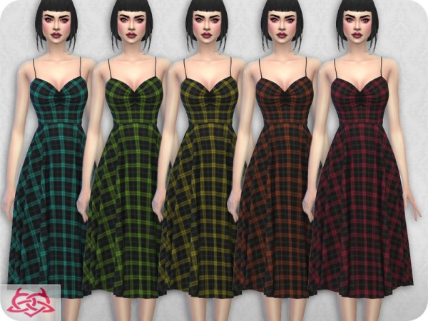  The Sims Resource: Claudia dress recolor 9 by Colores Urbanos