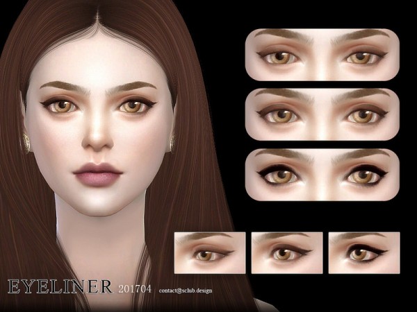  The Sims Resource: Eyeliner 201704 by S Club