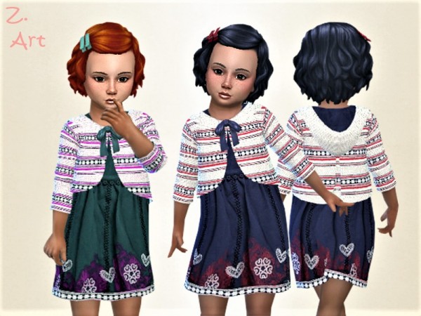  The Sims Resource: WinterbabeZ. dress 02 by Zuckerschnute20