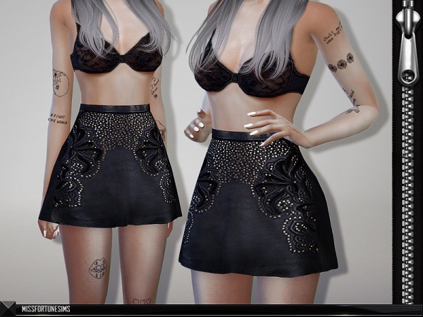  The Sims Resource: Dalilah Skirt by MissFortune
