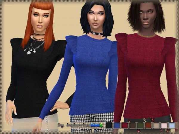  The Sims Resource: Sweater Female by bukovka
