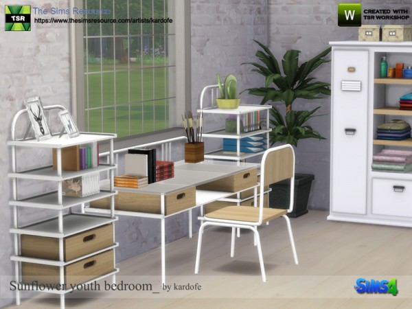  The Sims Resource: Sunflower youth bedroom by kardofe