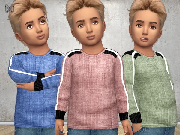  The Sims Resource: Male Linen Shirt for toddlers by MartyP