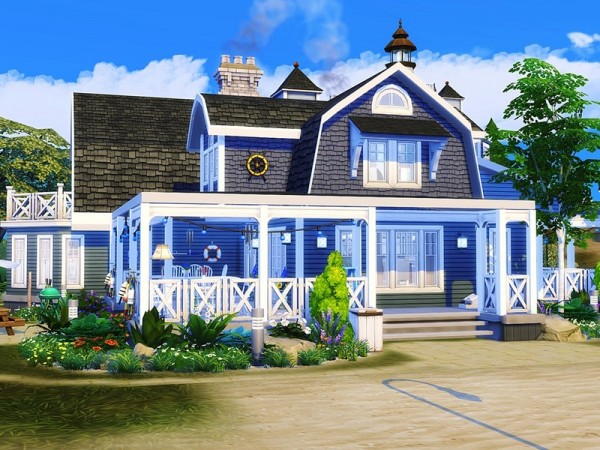 The Sims Resource: Coastal Dream house by MychQQQ