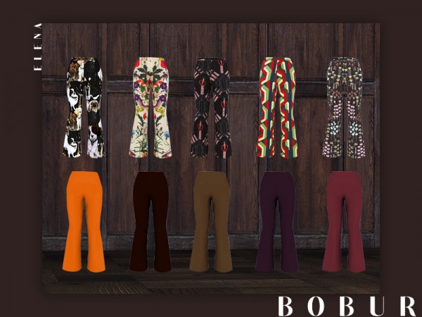  The Sims Resource: Elena bell pants by Bobur