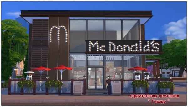 Sims 3 By Mulena McDonald s Restaurant Sims 4 Downloads