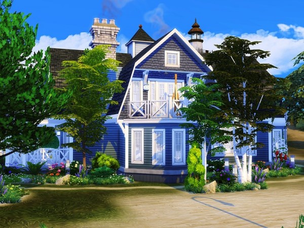  The Sims Resource: Coastal Dream house by MychQQQ