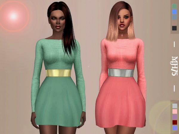  The Sims Resource: Astraea Dress by Margeh 75