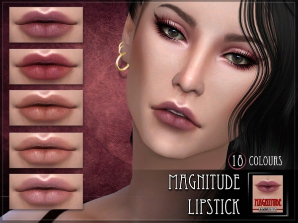  The Sims Resource: Magnitude Lipstick by Remus Sirion