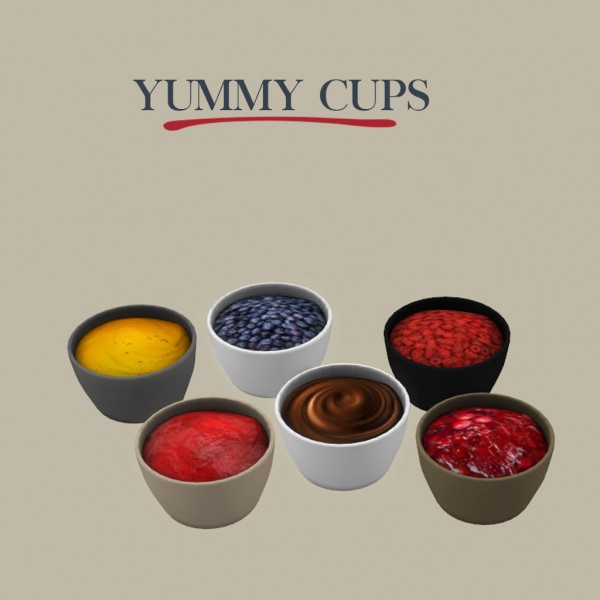 Leo 4 Sims: Yummy cups