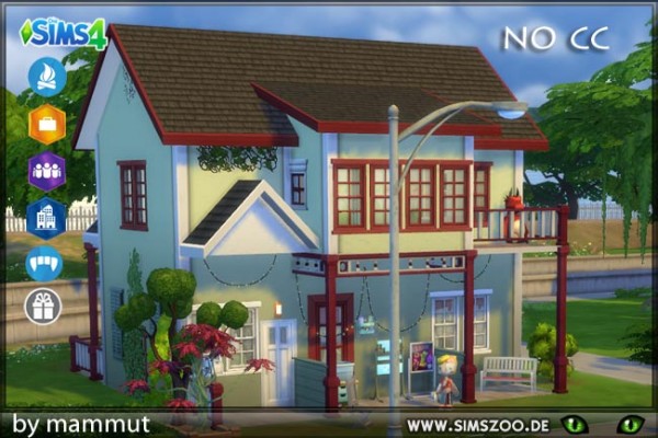 Blackys Sims 4 Zoo: Maple house by mammut