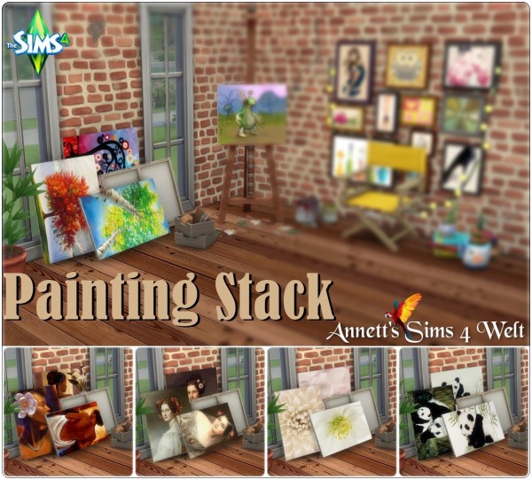  Annett`s Sims 4 Welt: Painting Stack