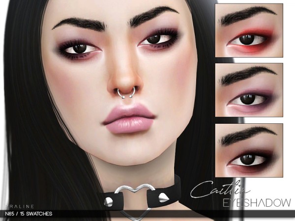  The Sims Resource: Caitlin Eyeshadow N65 by Pralinesims