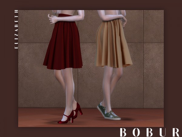  The Sims Resource: Elizabeth skirt by Bobur3