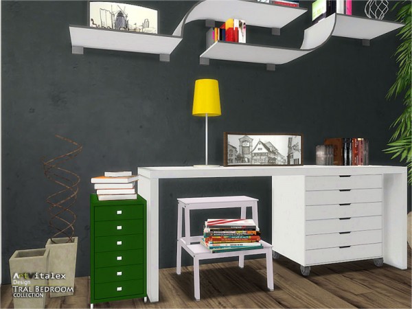  The Sims Resource: Tral Bedroom by ArtVitalex