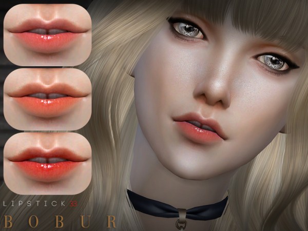  The Sims Resource: Lipstick 33 by Bobur3