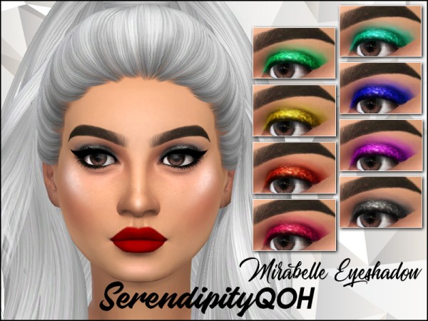  The Sims Resource: Mirabelle Eyeshadow by SerendipityQOH