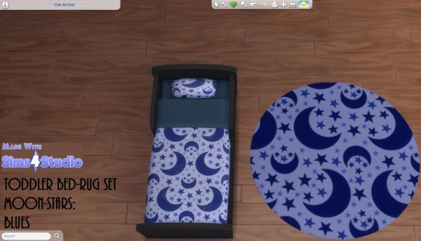  Mod The Sims: Toddler Bed and Rug set 7 by wendy35pearly
