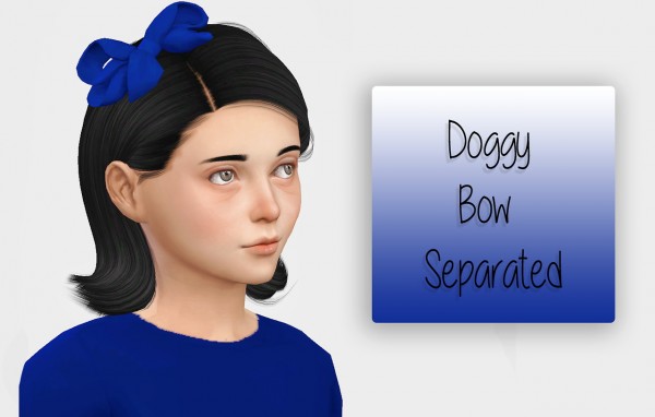  Simiracle: Doggy Bow Separated   Kids Version