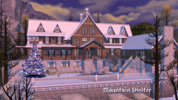  Mod The Sims: Mountain shelter by Aya20