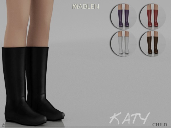  The Sims Resource: Madlen Katy Boots by MJ95