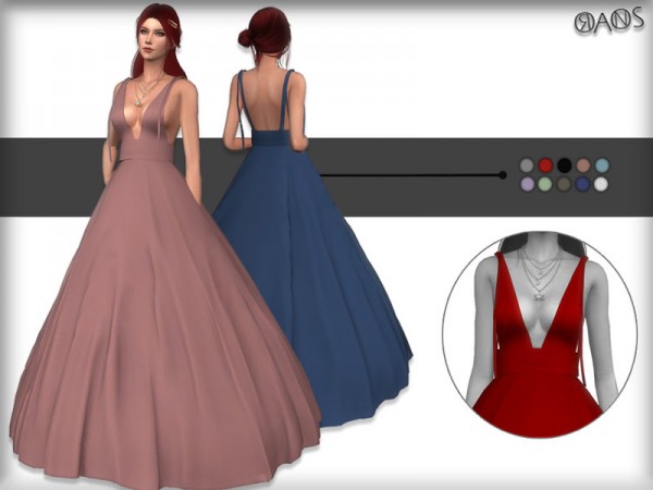  The Sims Resource: Demy Gown by OranosTR