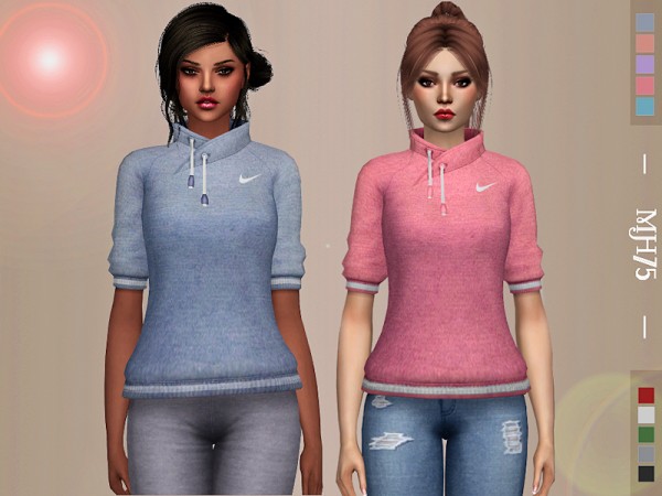  The Sims Resource: Teagan Windbreaker Tops by Margeh 75