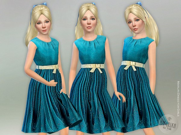  The Sims Resource: Marilyn Dress by lillka