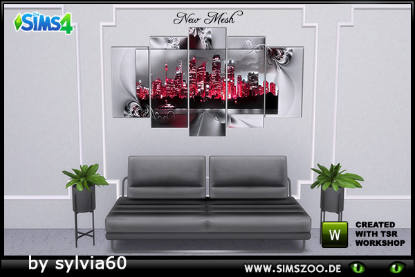  Blackys Sims 4 Zoo: Parts Wall Pictures by sylvia60