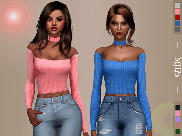  The Sims Resource: Saraleen Tops by Margeh 75