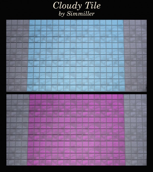  Mod The Sims: Cloudy Tile by Simmiller