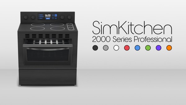  Mod The Sims: SimKitchen 2000 Series Stove by littledica