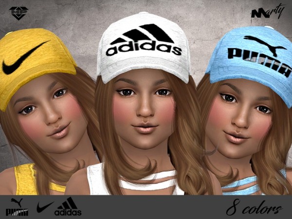  The Sims Resource: Sporty Caps by MartyP