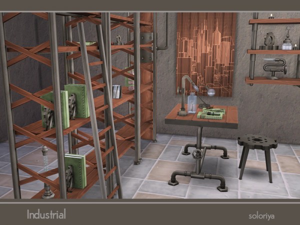  The Sims Resource: Industrial Set by soloriya