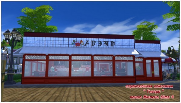  Sims 3 by Mulena: Simestoik Restaurant