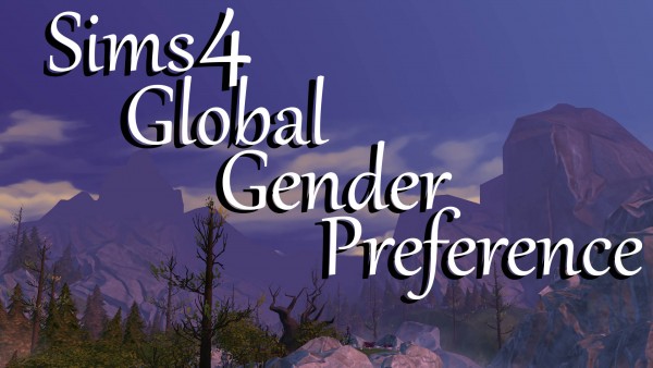  Mod The Sims: Global Gender Preference by PolarBearSims