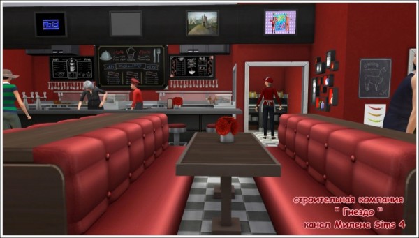  Sims 3 by Mulena: Simestoik Restaurant