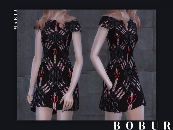  The Sims Resource: Maria dress by Bobur