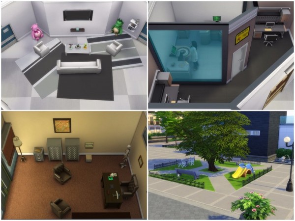  The Sims Resource: New Hope Hospital by milkyx
