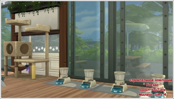  Sims 3 by Mulena: Cafe for animals Animal paradise