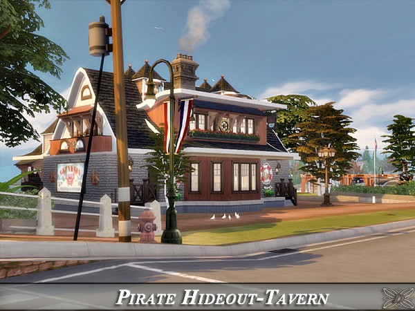  The Sims Resource: Pirate Hideout Tavern by Danuta720