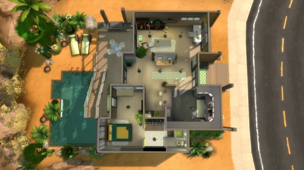 Sims Artists: ModernCo house