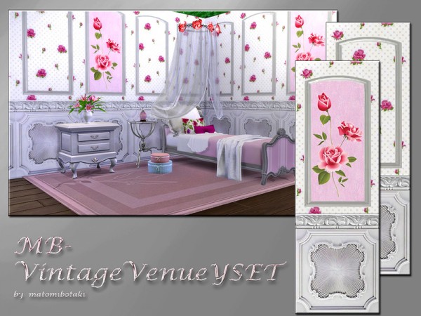  The Sims Resource: Vintage Venue Y Set by matomibotaki