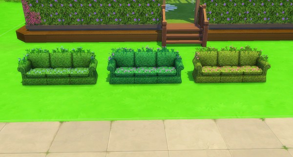  Mod The Sims: Let it Grow Sofa by Reitanna