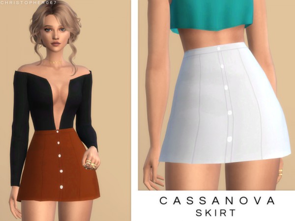  The Sims Resource: Cassanova Skirt by Christopher067