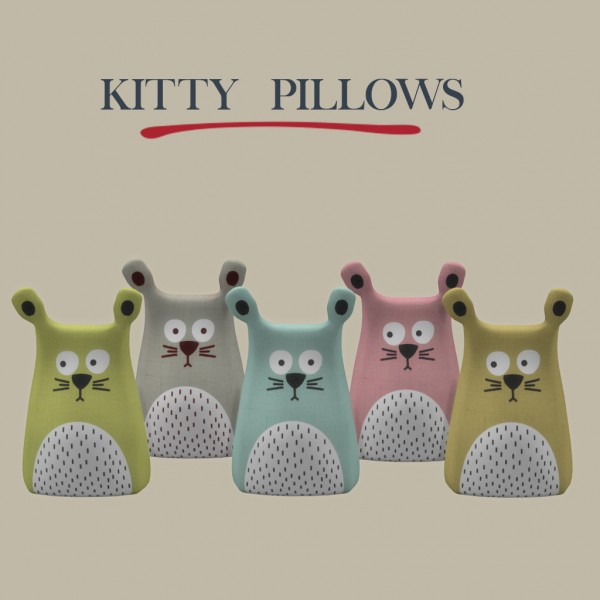  Leo 4 Sims: Kitty pillow